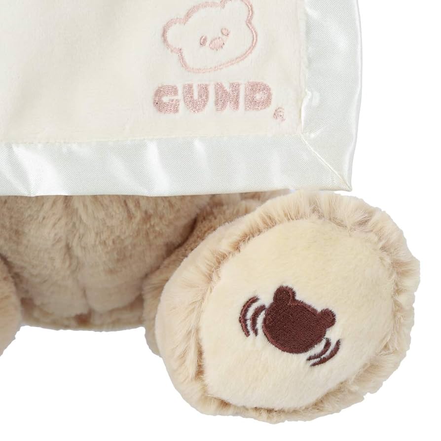 Amazon.co.jp: GUND ガンド ぬいぐるみ くま Peek A Boo Bear